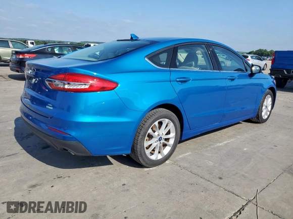 2020 Ford Fusion SE with VIN 3FA6P0HD5LR168627, listed as a Copart auction lot 59613065 with 36,537 mi miles and Salvage title. Bid and sale history available at DreamBid. Image 3.