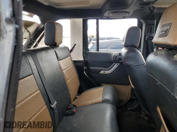 2012 Jeep Wrangler Unlimited Rubicon с VIN 1C4HJWFG4CL103531, выставлен на аукционе Copart как лот 48131665 с пробегом 183 234 миль миль и Списание • Salvage title. История ставок и продаж доступна на DreamBid. Изображение 10.