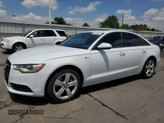 2012 Audi A6 Premium Plus with VIN WAUGGAFC5CN127963, listed as a Copart auction lot 63074335 with 140,979 mi miles and Clean title. Bid and sale history available at DreamBid. Image 1.