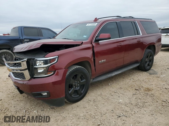 2016 Chevrolet Suburban LT with VIN 1GNSCHKC7GR246465, listed as a Copart auction lot 87720385 with 126,580 mi miles and Salvage Title. Bid and sale history available at carsss.com. Image 1.