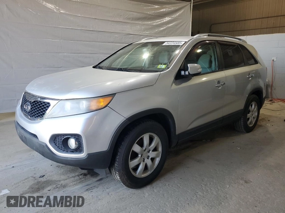 2011 Kia Sorento LX with VIN 5XYKT3A15BG181408, listed as a Copart auction lot 54334585 with 137,338 mi miles and Clean Title. Bid and sale history available at carsss.com. Image 1.