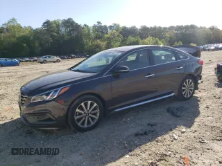 2017 Hyundai Sonata Sport with VIN 5NPE34AF7HH453456, listed as a Copart auction lot 54881225 with 102,590 mi miles and Salvage Title. Bid and sale history available at DreamBid. Image 1.