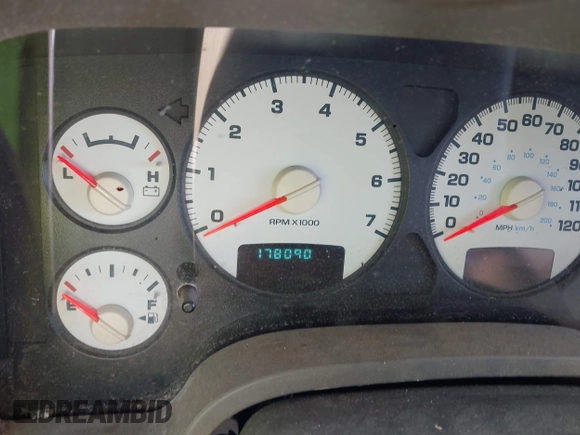 2004 Dodge 1500 SLT with VIN 1D7HU18DX4J159991, listed as a IAAI auction lot 41865428 with 178,090 mi miles. Bid and sale history available at carsss.com. Image 7.