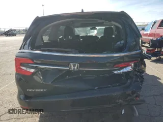 2023 Honda Odyssey EX-L with VIN 5FNRL6H67PB057737, listed as a Copart auction lot 53464695 with 21,144 mi miles and Salvage Title. Bid and sale history available at DreamBid. Image 6.