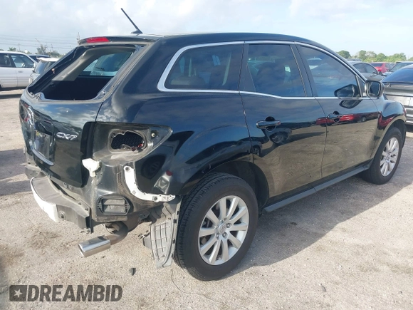 2010 Mazda CX-7 Sport with VIN JM3ER2W51A0310645, listed as a IAAI auction lot 41948890 with 139,777 mi miles. Bid and sale history available at carsss.com. Image 4.