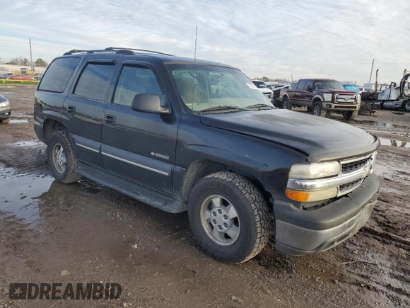 2002 Chevrolet Tahoe LS with VIN 1GNEC13V22R278981, listed as a Copart auction lot 87921455 with 318,518 mi miles and Salvage Title. Bid and sale history available at carsss.com. Image 4.