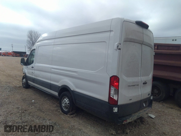 2022 Ford Transit Cargo with VIN 1FTBR3U84NKA63761, listed as a IAAI auction lot 41100280 with 90,993 mi miles and . Bid and sale history available at DreamBid. Image 3.