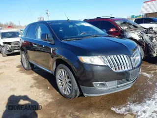 2011 Lincoln MKX with VIN 2LMDJ6JK7BBJ11406, listed as a IAAI auction lot 41804132 with 166,086 mi miles. Bid and sale history available at carsss.com. Image 1.
