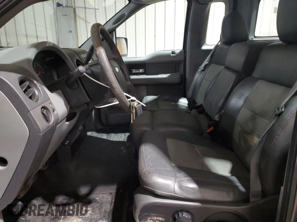 2008 Ford F-150 XL with VIN 1FTRF12W08KD88585, listed as a Copart auction lot 45345645 with 104,791 mi miles and Salvage title. Bid and sale history available at DreamBid. Image 7.