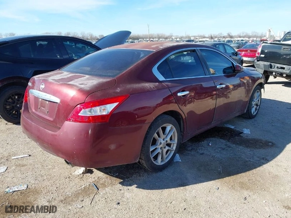 2009 Nissan Maxima 3.5 SV w/Sport Pkg with VIN 1N4AA51E89C853594, listed as a IAAI auction lot 41324993 with 1 mi miles. Bid and sale history available at carsss.com. Image 4.