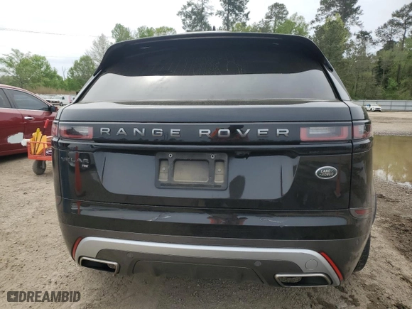 2018 Land Rover Range Rover Velar R-Dynamic HSE with VIN SALYM2RV2JA748674, listed as a Copart auction lot 50843565 with 55,695 mi miles and Salvage Title. Bid and sale history available at carsss.com. Image 6.