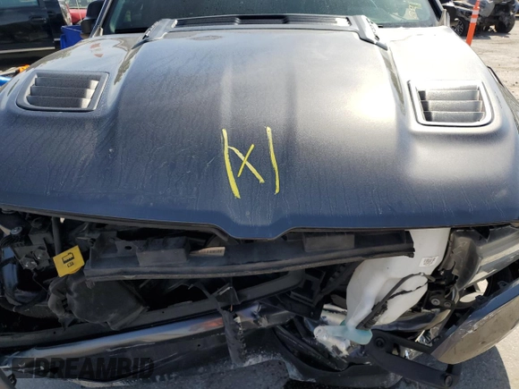 2021 Ram 1500 Laramie with VIN 1C6SRFJT3MN677537, listed as a Copart auction lot 57936295 with Not provided miles and Salvage title. Bid and sale history available at DreamBid. Image 11.