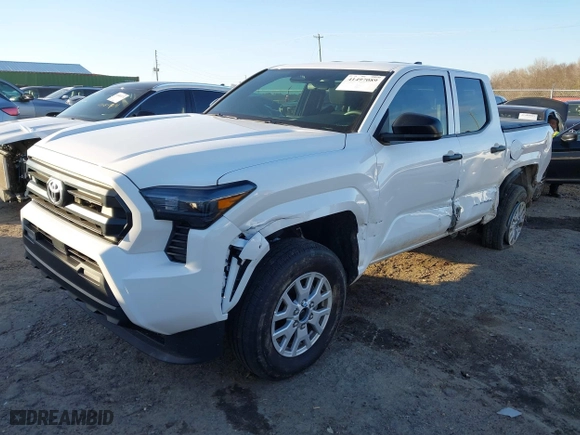 2024 TOYOTA TACOMA SR with VIN 3TYKE5JN9RT034258, listed as a IAAI auction lot 41497089 with 3,380 mi miles. Bid and sale history available at carsss.com. Image 17.