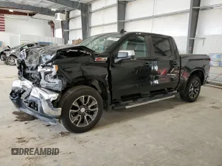 2019 Chevrolet Silverado 1500 LT with VIN 3GCUYDED5KG193371, listed as a Copart auction lot 51765875 with 145,643 mi miles and Salvage Title. Bid and sale history available at carsss.com. Image 1.