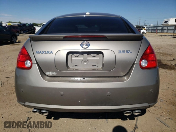 2008 Nissan Maxima 3.5 SL with VIN 1N4BA41E78C828215, listed as a Copart auction lot 73222714 with 124,800 mi miles and Salvage Title. Bid and sale history available at carsss.com. Image 6.