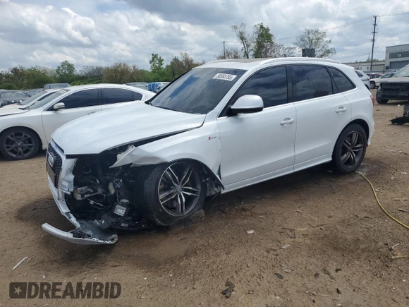 2014 Audi SQ5 Premium Plus z VIN WA1CGAFP6EA112249, wystawiony jako Copart lot #56583755 z przebiegiem 120 674 mil mil oraz Szkoda całkowita • Salvage title. Historia ofert i sprzedaży dostępna na DreamBid. Obrazek 1.
