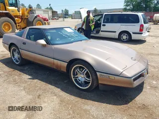 1985 Chevrolet Corvette with VIN 1G1YY0781F5115024, listed as a IAAI auction lot 42096552 with 217,699 mi miles. Bid and sale history available at carsss.com. Image 1.