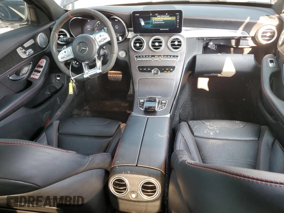 2020 Mercedes-Benz C 43 AMG z VIN WDDWF6EB8LR555001, wystawiony jako Copart lot #58660435 z przebiegiem 62 546 mil mil oraz Szkoda całkowita • Salvage title. Historia ofert i sprzedaży dostępna na DreamBid. Obrazek 8.