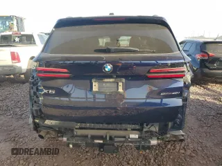 2025 BMW X5 sDrive40i with VIN 5UX13EU00S9X87029, listed as a Copart auction lot 47133705 with 8,616 mi miles and Salvage Title. Bid and sale history available at carsss.com. Image 6.