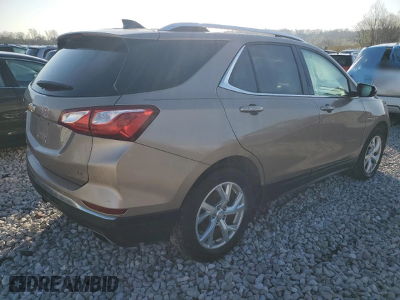 2018 Chevrolet Equinox LT with VIN 2GNAXKEX4J6157709, listed as a Copart auction lot 51945995 with 108,606 mi miles and Salvage Title. Bid and sale history available at DreamBid. Image 3.