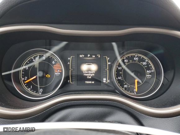 2016 Jeep Cherokee Altitude with VIN 1C4PJMCB1GW269003, listed as a Copart auction lot 88461235 with 73,349 mi miles and Salvage Title. Bid and sale history available at carsss.com. Image 9.