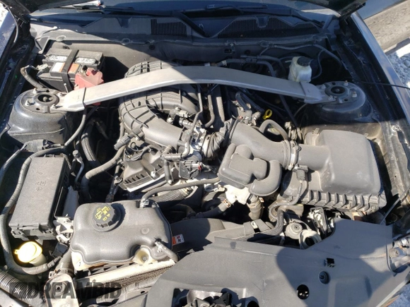 2012 Ford Mustang V6 with VIN 1ZVBP8EM1C5212795, listed as a Copart auction lot 49974445 with 105,197 mi miles and Salvage Title. Bid and sale history available at carsss.com. Image 11.