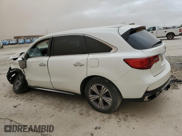 2019 Acura MDX with VIN 5J8YD4H36KL036940, listed as a Copart auction lot 47682395 with 0 mi miles and Salvage Title. Bid and sale history available at carsss.com. Image 2.