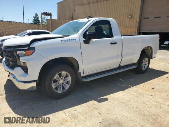 2024 Chevrolet Silverado 1500 Work Truck with VIN 3GCNAAEDXRG334985, listed as a Copart auction lot 53078885 with 10,917 mi miles and Salvage Title. Bid and sale history available at carsss.com. Image 1.