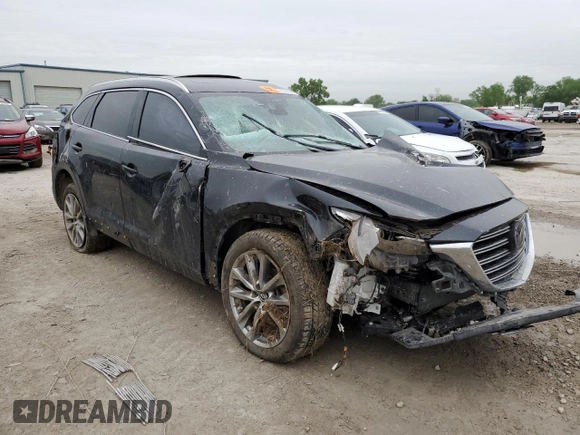 2018 Mazda CX-9 Grand Touring with VIN JM3TCADY2J0208464, listed as a Copart auction lot 55214645 with Not provided miles and Salvage title. Bid and sale history available at DreamBid. Image 4.