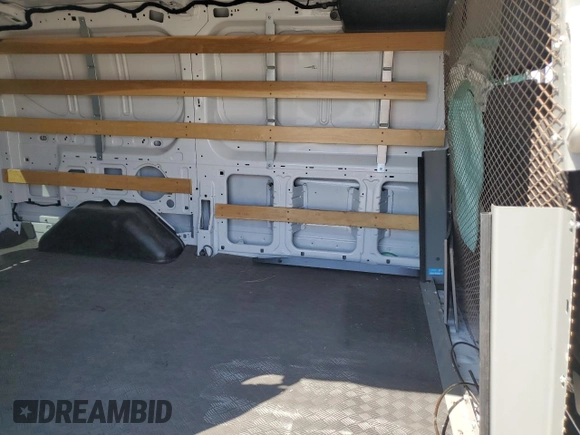 2021 Ford Transit Cargo with VIN 1FTBR1Y85MKA82588, listed as a Copart auction lot 53712195 with 37,431 mi miles and Salvage title. Bid and sale history available at DreamBid. Image 11.