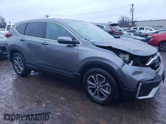 2022 Honda CR-V EX with VIN 2HKRW2H50NH668490, listed as a Copart auction lot 71013392 with 1,844 mi miles. Bid and sale history available at carsss.com. Image 4.