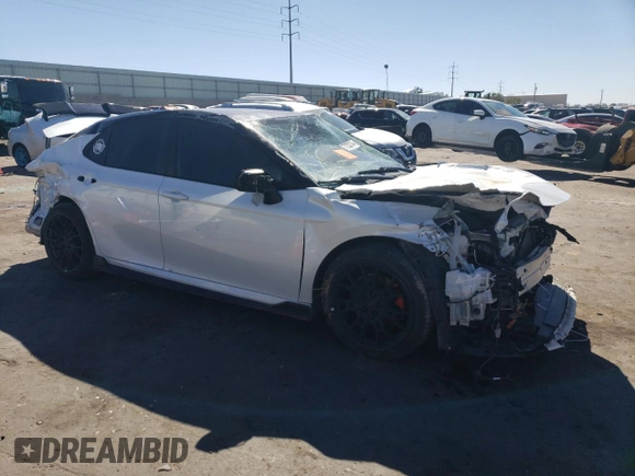 2022 Toyota Camry TRD with VIN 4T1KZ1AK8NU068305, listed as a Copart auction lot 77232174 with Not provided miles and Salvage title. Bid and sale history available at DreamBid. Image 4.