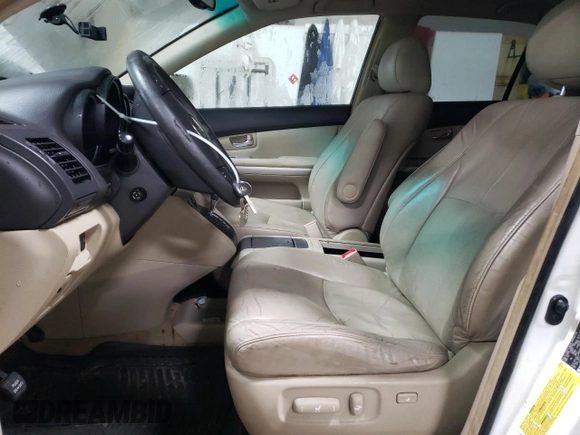2006 Lexus RX 400h with VIN JTJHW31U960017115, listed as a Copart auction lot 45548935 with 330,629 mi miles and Salvage title. Bid and sale history available at DreamBid. Image 7.