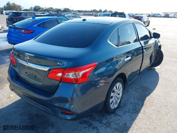 2017 Nissan Sentra SV with VIN 3N1AB7AP5HY356015, listed as a IAAI auction lot 41632806 with 99,280 mi miles. Bid and sale history available at carsss.com. Image 4.
