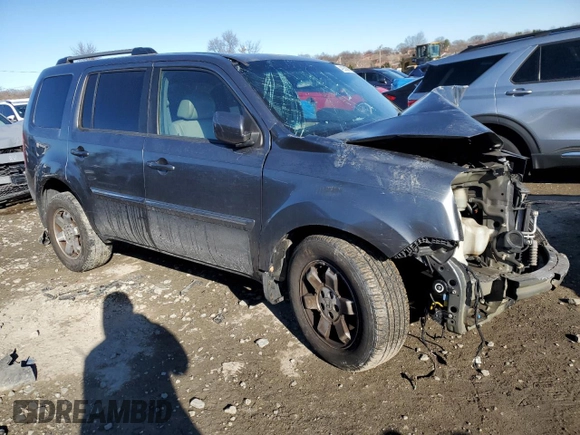 2010 Honda Pilot Touring with VIN 5FNYF4H98AB031186, listed as a Copart auction lot 42558305 with 266,370 mi miles and Salvage Title. Bid and sale history available at carsss.com. Image 4.