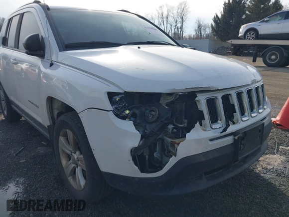 2015 Jeep Compass Sport with VIN 1C4NJDBB7FD214669, listed as a IAAI auction lot 41458343 with 146,374 mi miles and . Bid and sale history available at carsss.com. Image 6.