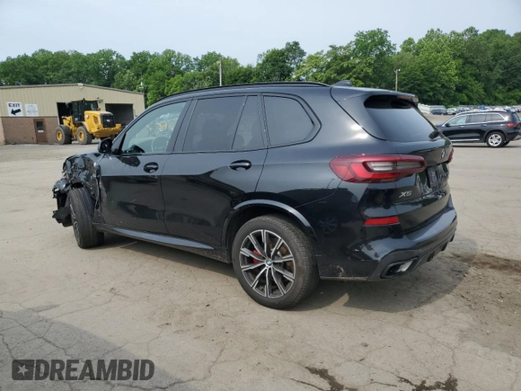 2021 BMW X5 xDrive40i z VIN 5UXCR6C05M9E78676, wystawiony jako Copart lot #60026475 z przebiegiem 50 772 mil mil oraz Szkoda całkowita • Salvage title. Historia ofert i sprzedaży dostępna na DreamBid. Obrazek 2.