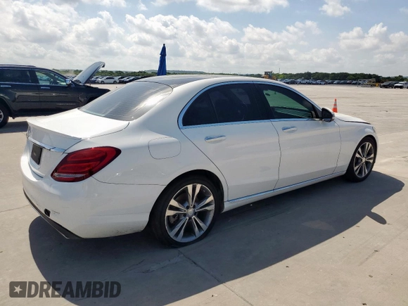 2016 Mercedes-Benz C 300 with VIN 55SWF4JB1GU167929, listed as a Copart auction lot 62171685 with 214,907 mi miles and Clean title. Bid and sale history available at DreamBid. Image 3.