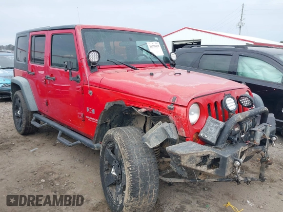 2008 Jeep Wrangler Unlimited X with VIN 1J4GA39138L550936, listed as a IAAI auction lot 41333939 with 181,936 mi miles and . Bid and sale history available at DreamBid. Image 1.