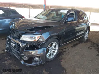 2015 Audi Q5 Premium with VIN WA1CFAFP1FA136866, listed as a IAAI auction lot 41677637 with 1 mi miles. Bid and sale history available at carsss.com. Image 17.