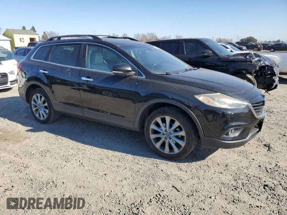 2015 Mazda CX-9 Grand Touring with VIN JM3TB3DV7F0466085, listed as a Copart auction lot 42783255 with 111,397 mi miles and Salvage Title. Bid and sale history available at carsss.com. Image 4.