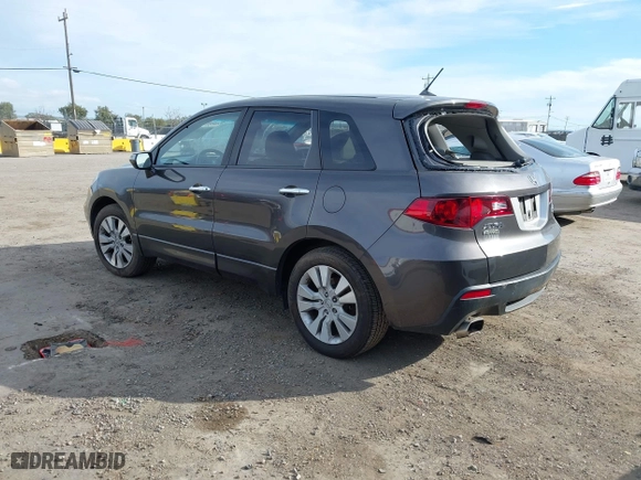 2010 Acura RDX Tech Pkg with VIN 5J8TB1H5XAA001201, listed as a IAAI auction lot 41648209 with 162,810 mi miles. Bid and sale history available at carsss.com. Image 3.