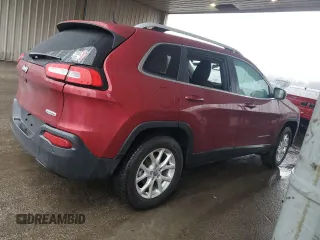 2016 Jeep Cherokee Latitude with VIN 1C4PJLCB6GW351528, listed as a Copart auction lot 42636645 with 93,190 mi miles and Salvage Title. Bid and sale history available at carsss.com. Image 3.