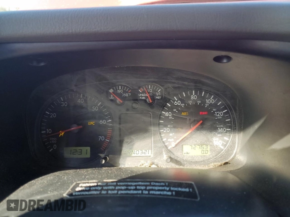 2001 Volkswagen EuroVan MV with VIN WV2NB47051H127991, listed as a Copart auction lot 45369215 with 72,763 mi miles and Salvage Title. Bid and sale history available at DreamBid. Image 9.