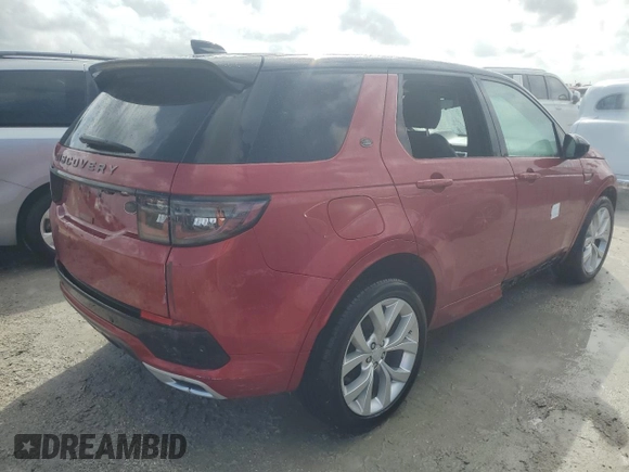 2020 Land Rover Discovery Sport S R-Dynamic with VIN SALCT2FX1LH842588, listed as a Copart auction lot 75255504 with 0 mi miles and Non Repairable. Bid and sale history available at carsss.com. Image 3.