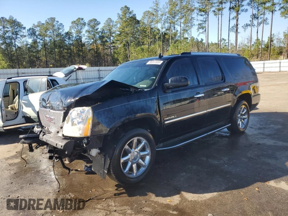 2011 GMC Yukon XL Denali with VIN 1GKS1MEF6BR218814, listed as a Copart auction lot 86041684 with 201,070 mi miles and Salvage Title. Bid and sale history available at carsss.com. Image 1.