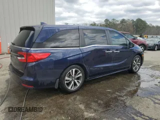2021 Honda Odyssey Touring with VIN 5FNRL6H83MB028717, listed as a Copart auction lot 49236485 with 63,576 mi miles and Salvage Title. Bid and sale history available at carsss.com. Image 3.