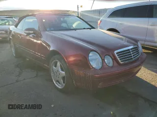 2001 Mercedes-Benz CLK 320/430 with VIN WDBLK70G11T071462, listed as a Copart auction lot 79171794 with 57,024 mi miles and Salvage Title. Bid and sale history available at DreamBid. Image 4.