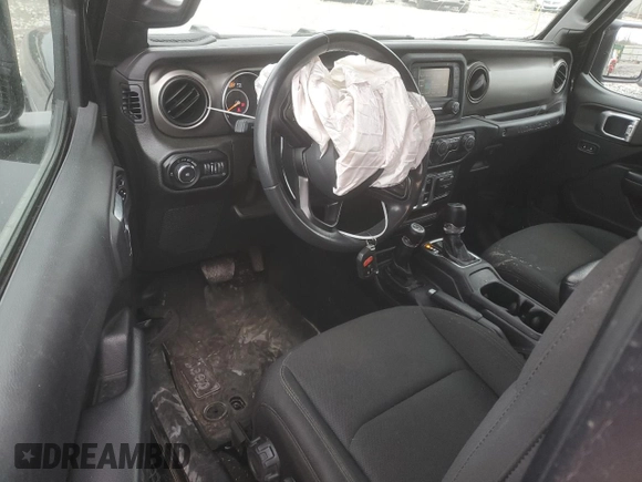 2018 Jeep Wrangler Sport with VIN 1C4GJXAN6JW210776, listed as a Copart auction lot 88348145 with 25,791 mi miles and Salvage title. Bid and sale history available at DreamBid. Image 8.