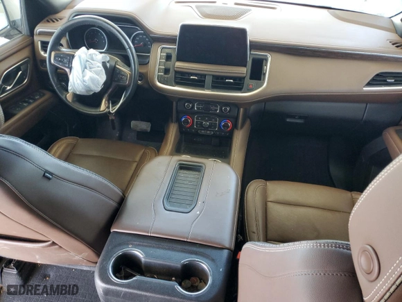 2021 Chevrolet Tahoe High Country with VIN 1GNSCTKL5MR108017, listed as a Copart auction lot 69020024 with 69,797 mi miles and Salvage Title. Bid and sale history available at carsss.com. Image 8.